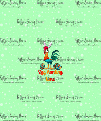 *BACK ORDER* Easter Crazy Rooster Green Panels