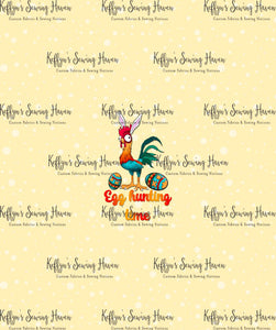 *BACK ORDER* Easter Crazy Rooster Yellow Panels