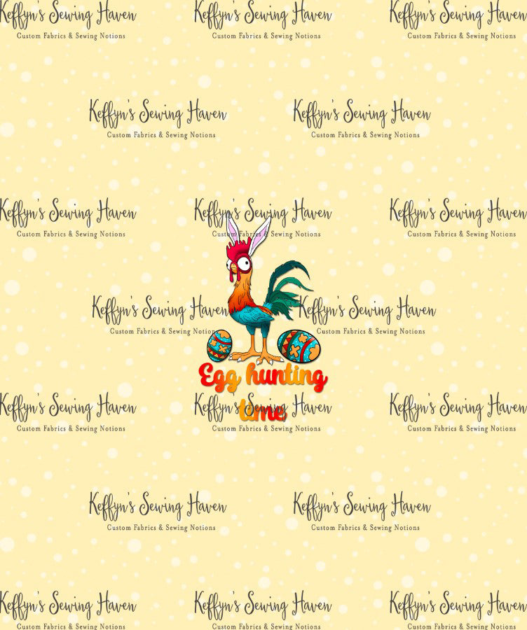 *BACK ORDER* Easter Crazy Rooster Yellow Panels