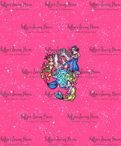 *BACK ORDER* Mermaid Princess Bright Scene Panels