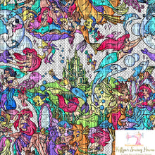 Load image into Gallery viewer, *BACK ORDER* Mermaid Princess Bright Scene CLEAR VINYL