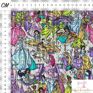 *BACK ORDER* Princesses Mash Up Scene CLEAR VINYL