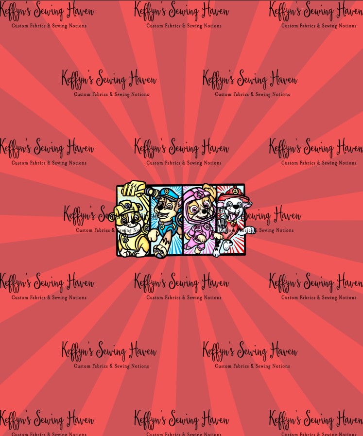 *BACK ORDER* Patrol Pups Pastel Comic Flare Red