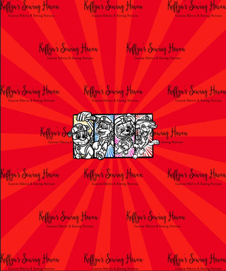 *BACK ORDER* Patrol Pups Colour Me Comic Flare Red