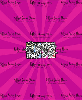 *BACK ORDER* Patrol Pups Colour Me Comic Flare Pink