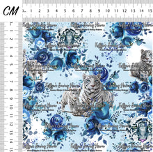 Load image into Gallery viewer, *BACK ORDER* White Tigers Blue Floral