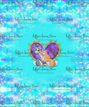 Load image into Gallery viewer, *BACK ORDER* Little Deer &#39;Rabbit Love&#39; CHILD Aqua Panels