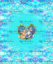 Load image into Gallery viewer, *BACK ORDER* Little Deer &#39;Rabbit Love&#39; CHILD Aqua Panels