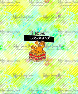 *BACK ORDER* Garfield Doodle 'Lasagna' CHILD Panels 1-5