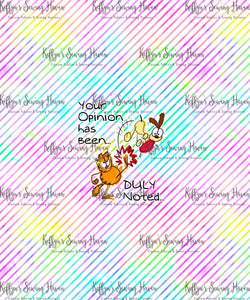 *BACK ORDER* Garfield Doodle 'Opinion' BIG KID Panels 1-5