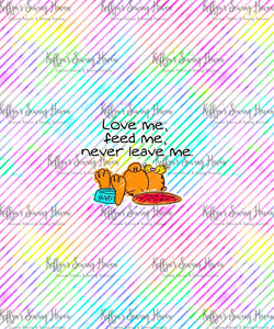 *BACK ORDER* Garfield Doodle 'Feed Me' BIG KID Panels 1-5