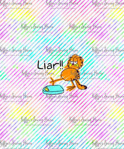 *BACK ORDER* Garfield Doodle 'Liar' CHILD Panels 1-5
