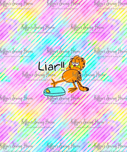 *BACK ORDER* Garfield Doodle 'Liar' CHILD Panels 1-5