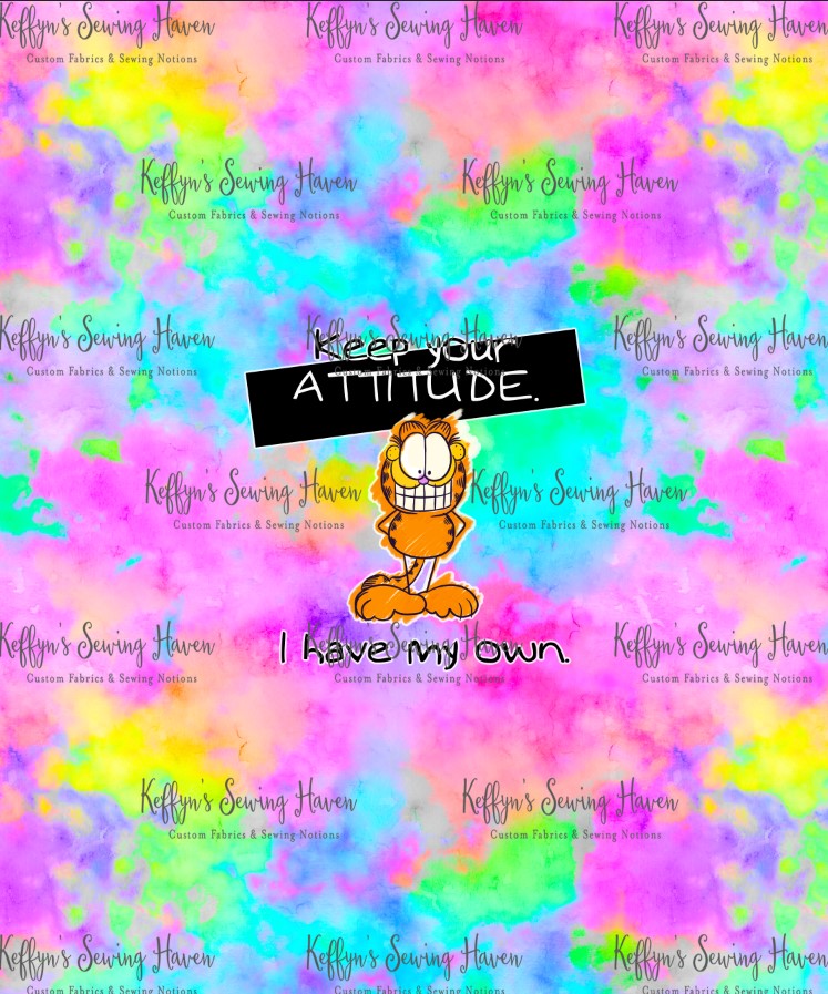 *BACK ORDER* Garfield Doodle 'Attitude' CHILD Panels 6-11