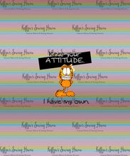 Load image into Gallery viewer, *BACK ORDER* Garfield Doodle &#39;Attitude&#39; CHILD Panels 6-11