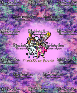 Princess of Power ADULT Panel French Terry 280gsm