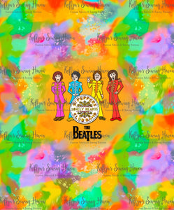 *BACK ORDER* Beatles Caricatures 'Band' Orange Panels