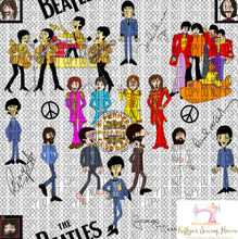 Load image into Gallery viewer, *BACK ORDER* Beatles Caricatures CLEAR VINYL