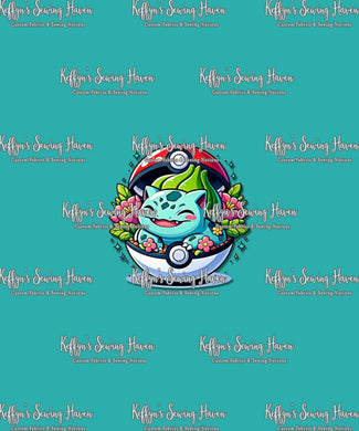 *BACK ORDER* Little Critters Green Dude Gamer 'Ball' Teal Panels