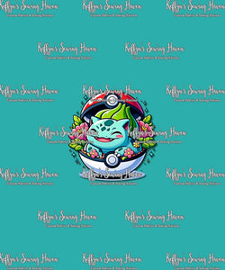 *BACK ORDER* Little Critters Green Dude Gamer 'Ball' Teal Panels