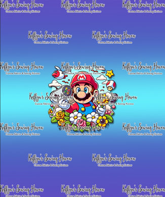 *BACK ORDER* Super Plumbers Floral 'Controller' CHILD Panels