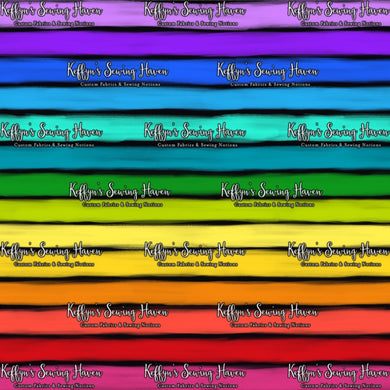 *BACK ORDER* Painted Rainbow Stripes