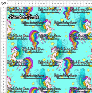 *BACK ORDER* Unicorns on Aqua