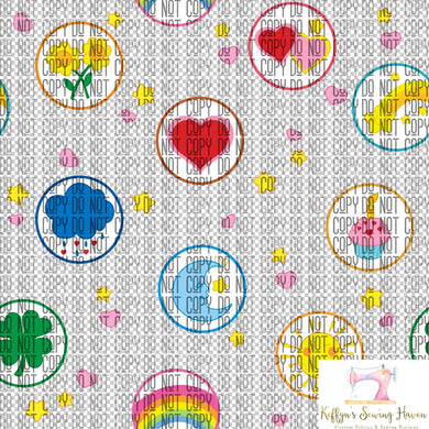 *BACK ORDER* Fun Bears Mist Symbols CLEAR VINYL