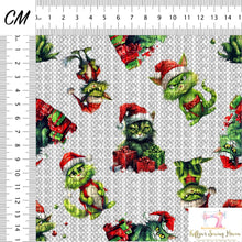 Load image into Gallery viewer, *BACK ORDER* Green Xmas Kitty CLEAR VINYL