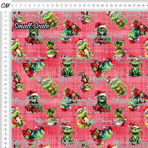 *BACK ORDER* Green Xmas Kitty Red Main