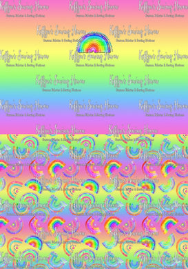*BACK ORDER* Watercolour Rainbows Undie Panels