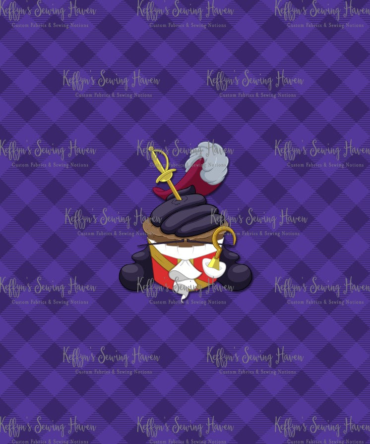 *BACK ORDER* Villain Cupcakes 'Hook' Panels