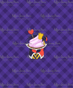 *BACK ORDER* Villain Cupcakes 'Queen of Hearts' Panels