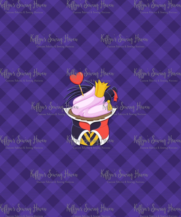 *BACK ORDER* Villain Cupcakes 'Queen of Hearts' Panels