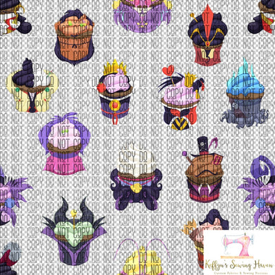 *BACK ORDER* Villain Cupcakes CLEAR VINYL