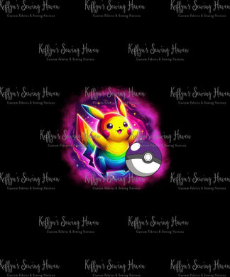 *BACK ORDER* Little Critters Neon Pika Black Panels