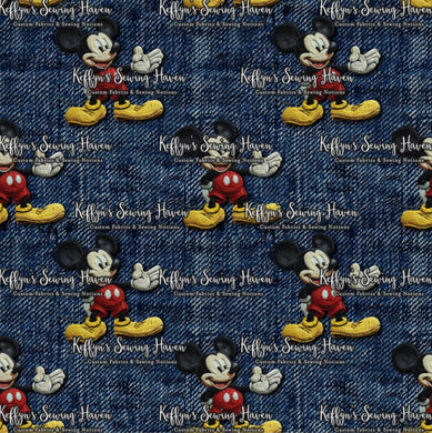 *BACK ORDER* Denim Mouse