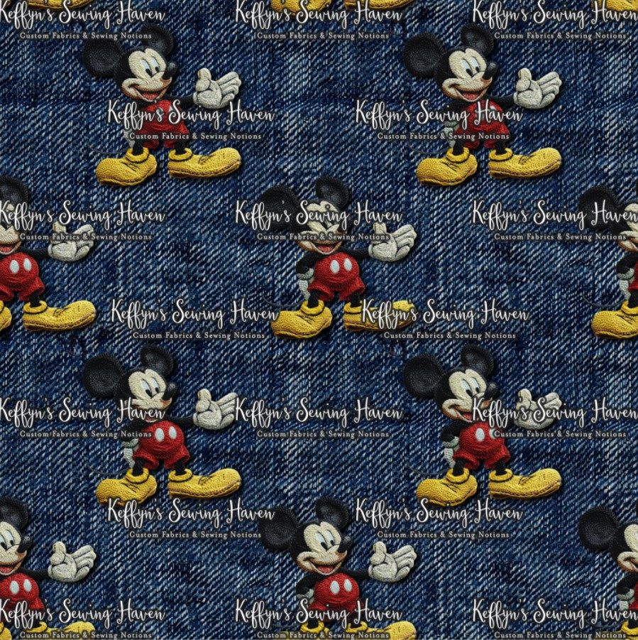 *BACK ORDER* Denim Mouse