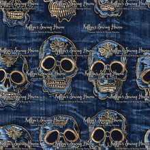 Load image into Gallery viewer, *BACK ORDER* Denim Skulls