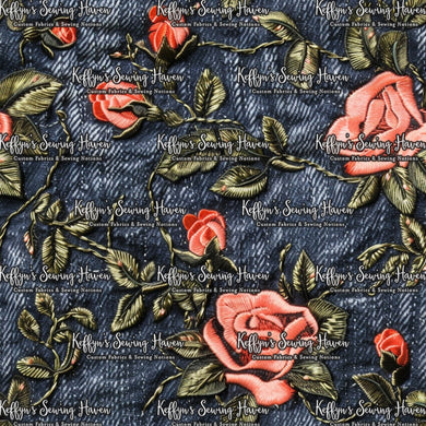 *BACK ORDER* Denim Roses
