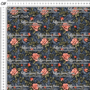 *BACK ORDER* Denim Roses