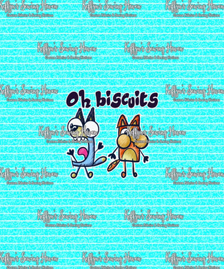 *BACK ORDER* Doodle Dog 'Biscuits' ADULT Panels 9-12
