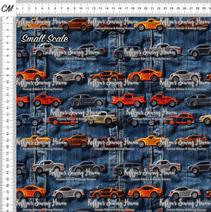 *BACK ORDER* Denim Cars 1