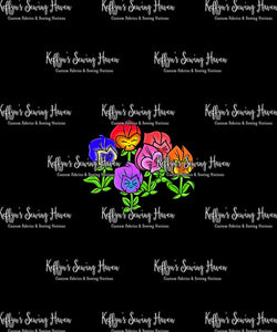 *BACK ORDER* Alice Scene 'Flowers' CHILD Panels
