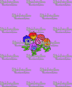 *BACK ORDER* Alice Scene 'Flowers' CHILD Panels