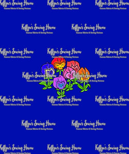 *BACK ORDER* Alice Scene 'Flowers' CHILD Panels