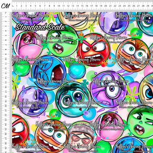 *BACK ORDER* Emotions 'Faces' Main Lt Pink