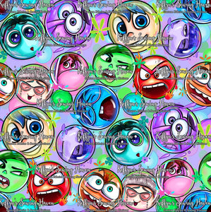 *BACK ORDER* Emotions 'Faces' Main Lavender