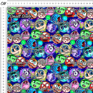 *BACK ORDER* Emotions 'Faces' Main Blue