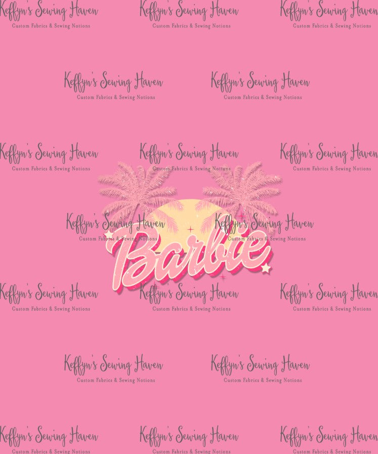 *BACK ORDER* Barbie Style 'Palm Grunge' Panels